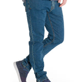 Jeans Denim Hombre Triblend Stretch Denim Skinny Azul Cat