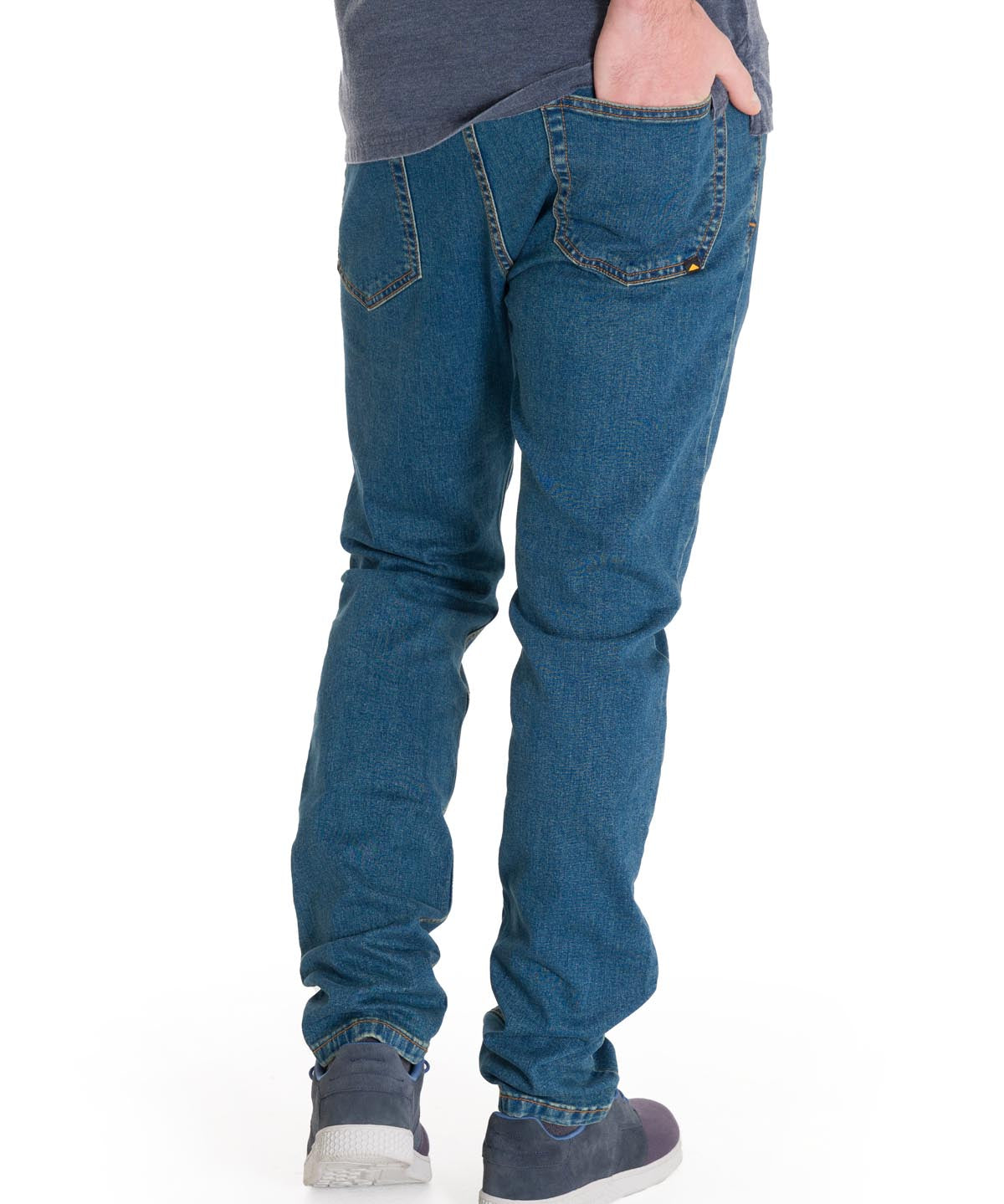 Jeans Denim Hombre Triblend Stretch Denim Skinny Azul Cat