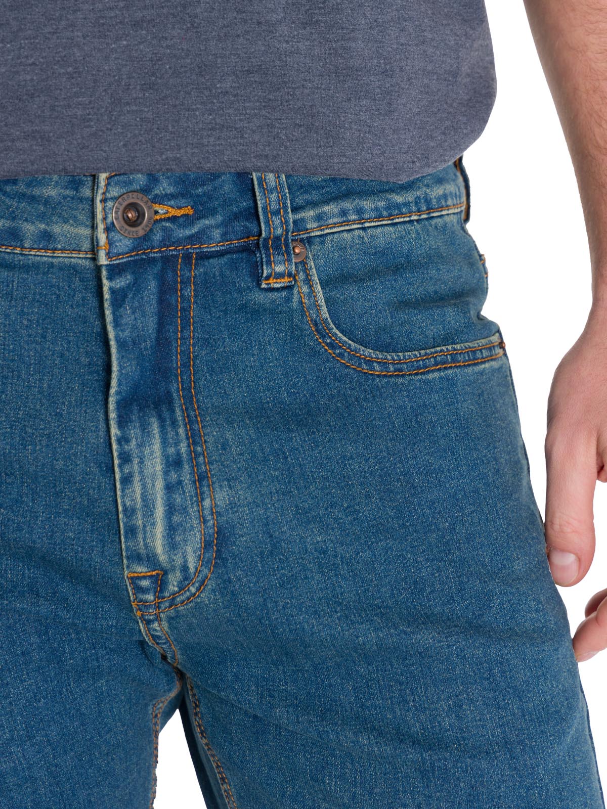 Jeans Denim Hombre Triblend Stretch Denim Skinny Azul Cat