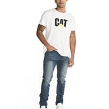 Jeans Casual Hombre Triblend Stretch Denim Skinny Azul Cat