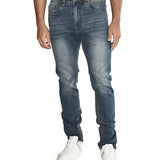 Jeans Casual Hombre Triblend Stretch Denim Skinny Azul Cat