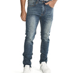 Jeans Casual Hombre Triblend Stretch Denim Skinny Azul Cat