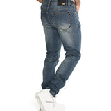 Jeans Casual Hombre Triblend Stretch Denim Skinny Azul Cat