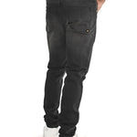 Jeans Casual Hombre Triblend Stretch Denim Skinny Gris Cat