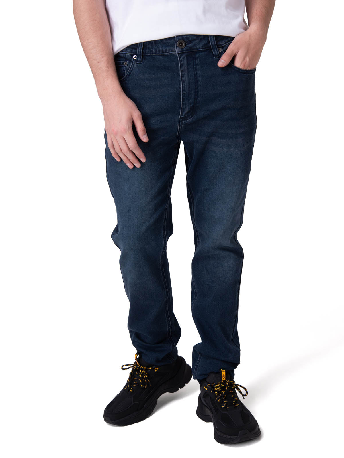 Jeans Hombre Triblend Stretch Den Azul
