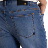 Jeans Stretch Hombre Denim Skinny Azul CAT