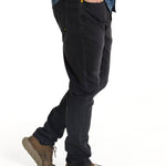 Jeans Stretch Hombre Denim Skinny Negro CAT