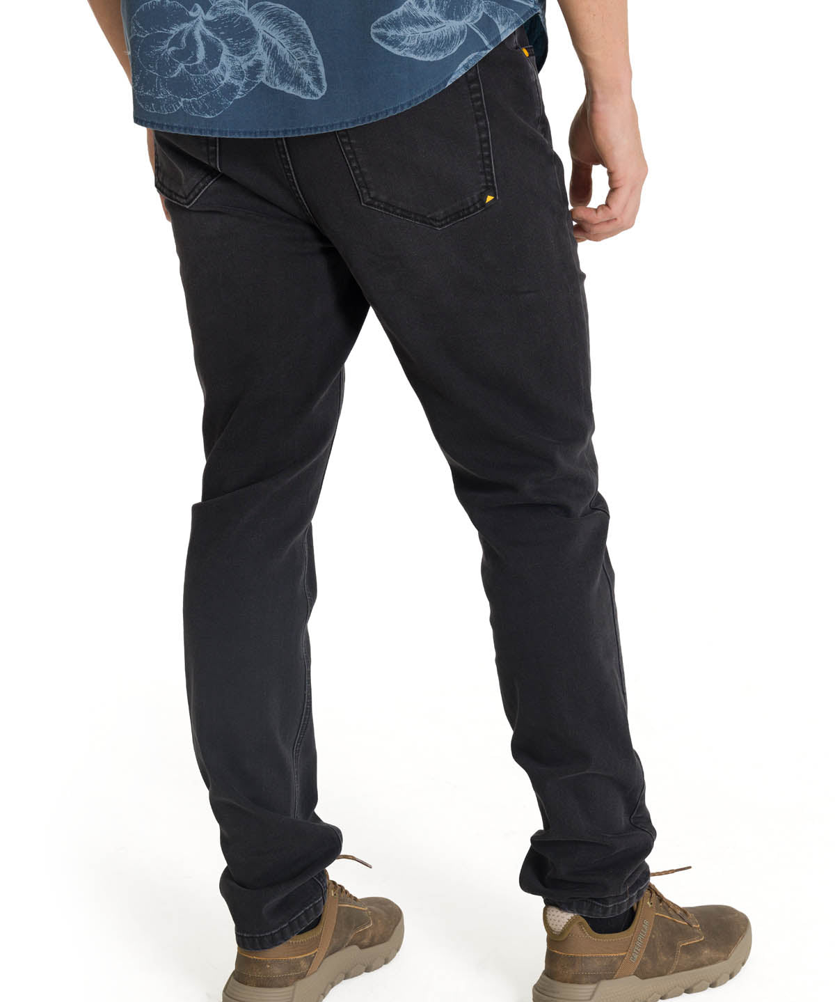 Jeans Stretch Hombre Denim Skinny Negro CAT