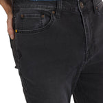 Jeans Stretch Hombre Denim Skinny Negro CAT