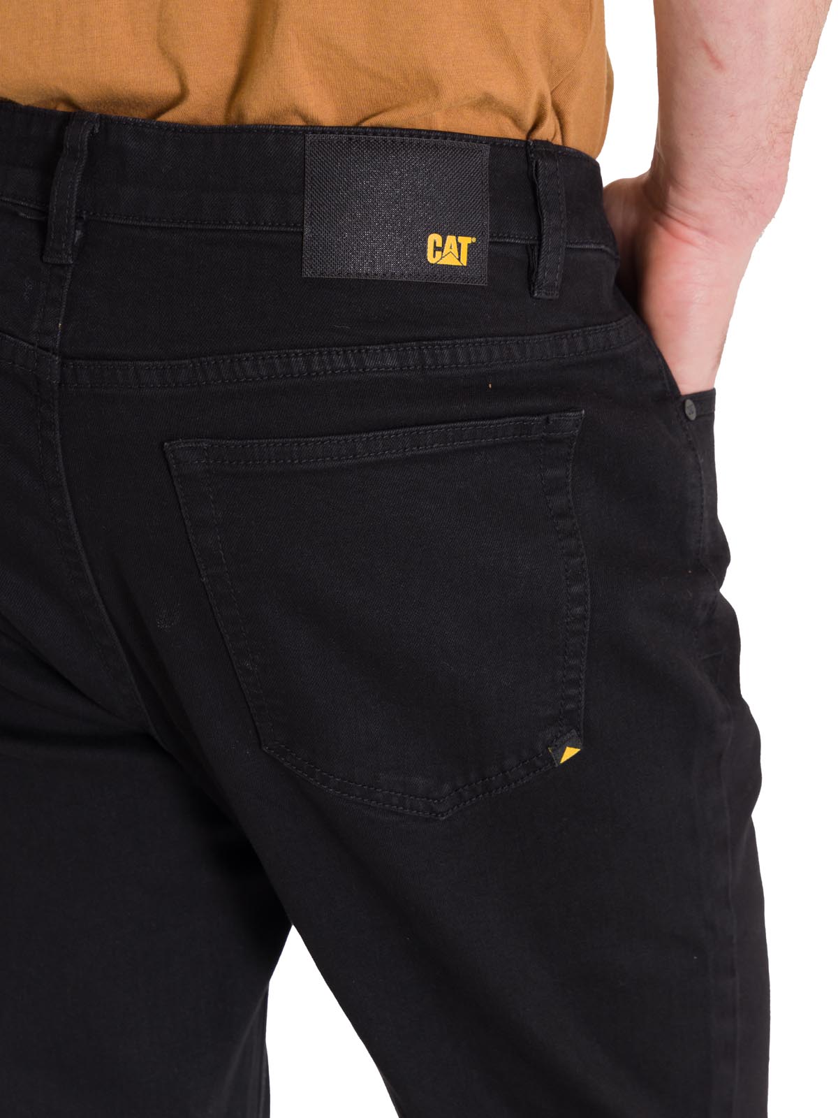 Jeanse Slim Hombre Triblend Negro Cat