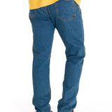 Jeans Casual Hombre Triblend Stretch Denim Slim Azul Cat