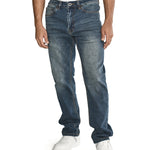Jeans Casual Hombre Triblend Stretch Denim Slim Azul Cat