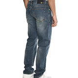 Jeans Casual Hombre Triblend Stretch Denim Slim Azul Cat