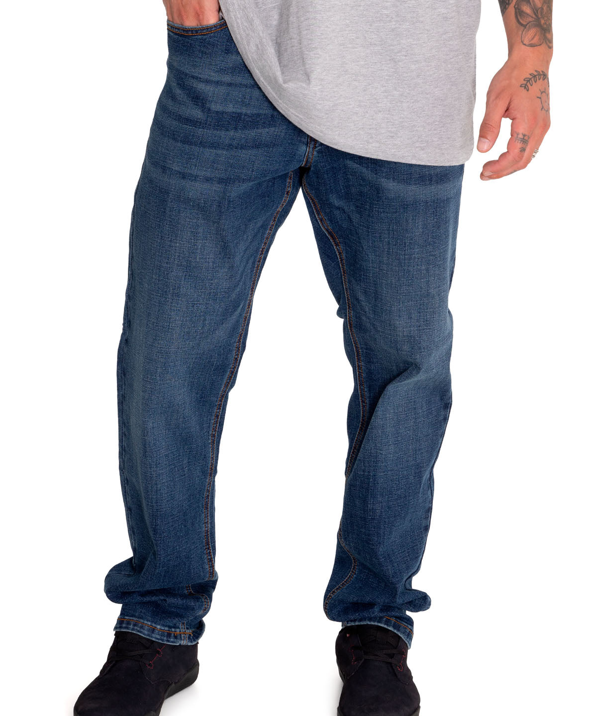 Jeans Denim Hombre Triblend Stretch Denim Slim Azul Cat