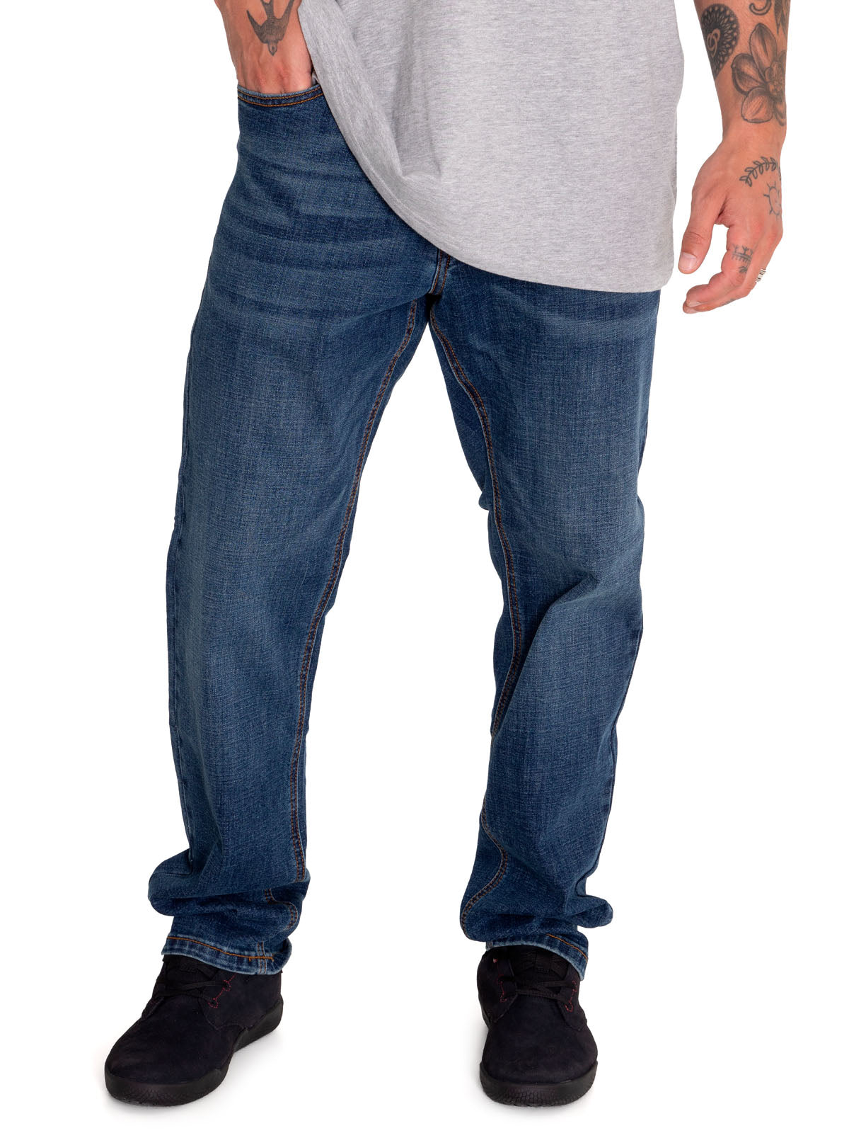 Jeans Denim Hombre Triblend Stretch Denim Slim Azul Cat