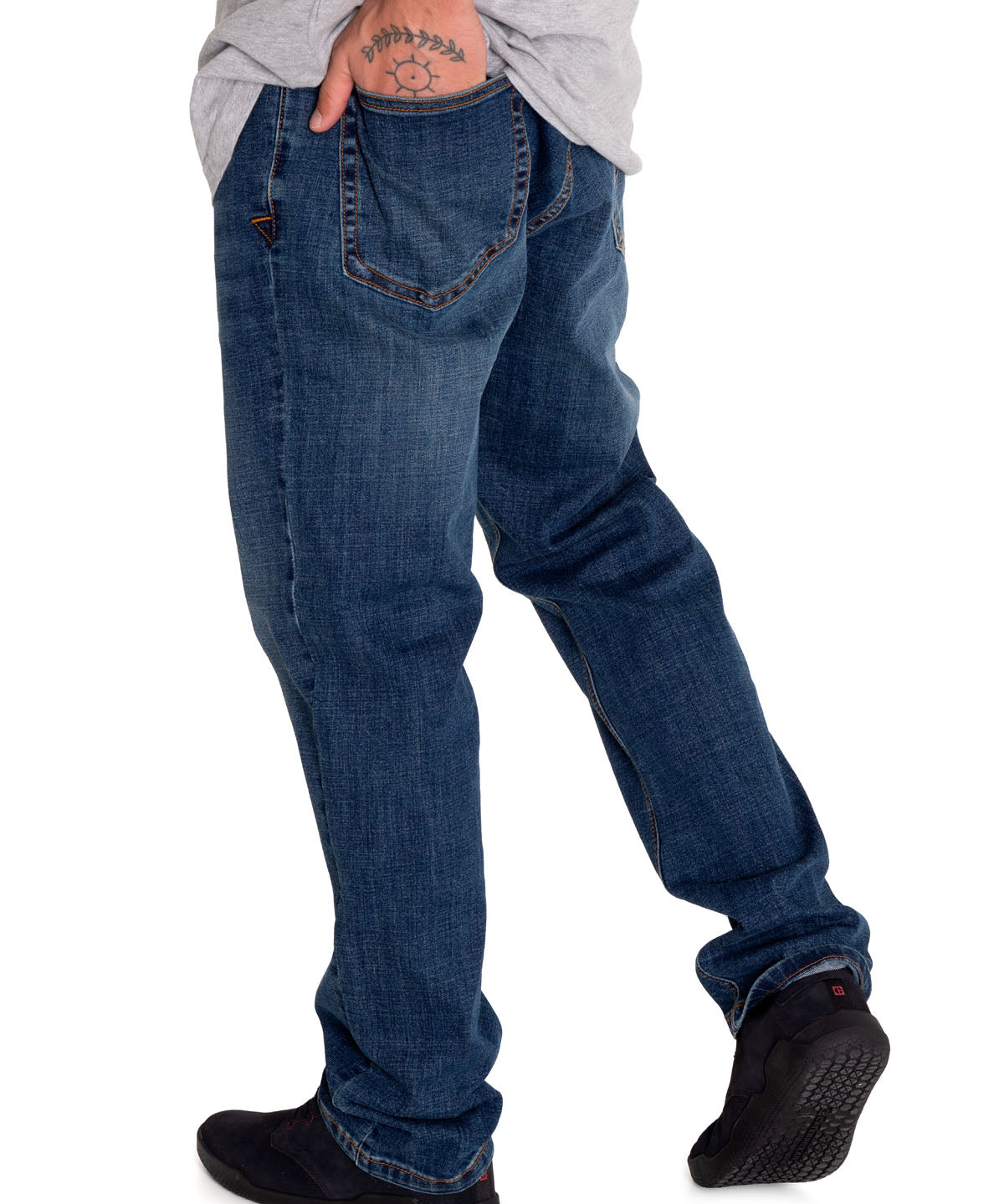 Jeans Denim Hombre Triblend Stretch Denim Slim Azul Cat