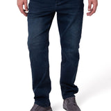 Jeans Slim Hombre Triblend Stretch Azul Oscuro Cat
