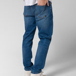 Jeans Stretch Hombre Denim Straight Negro CAT