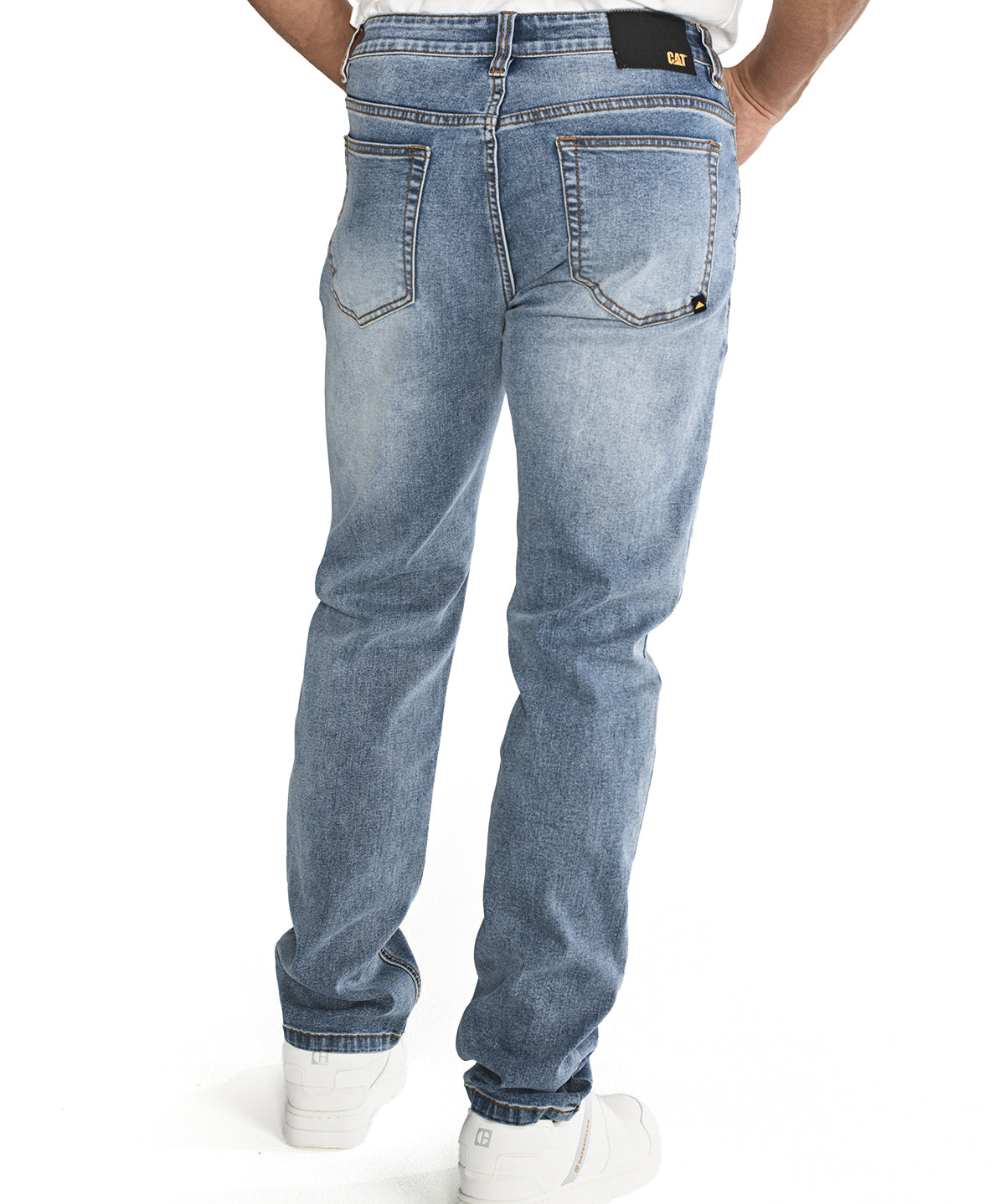 Jeans Denim Hombre Triblend Stretch Denim Slim Gris Cat