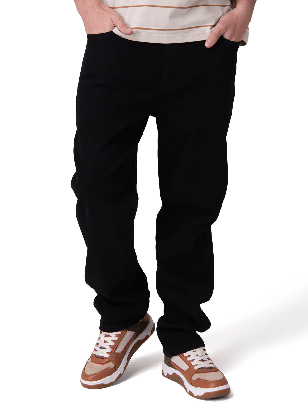 Pantalon Hombre Triblend Stretch Den Negro