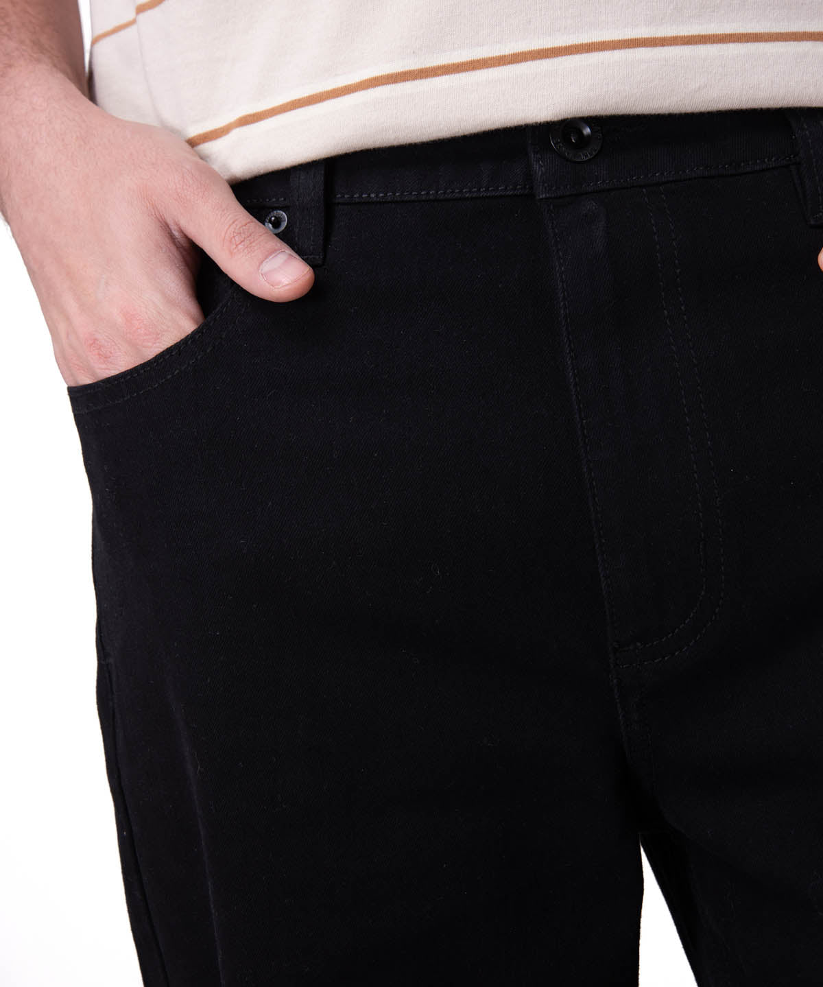 Pantalon Hombre Triblend Stretch Den Negro