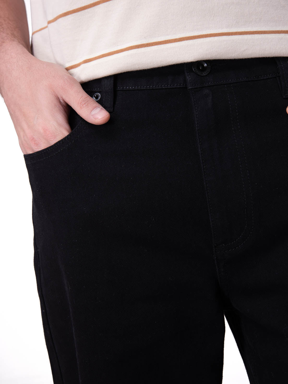 Pantalon Hombre Triblend Stretch Den Negro