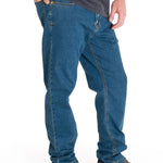 Jeans Casual Hombre Triblend Stretch Denim Straight Azul Cat