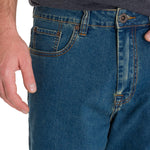 Jeans Casual Hombre Triblend Stretch Denim Straight Azul Cat