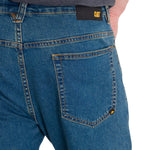 Jeans Casual Hombre Triblend Stretch Denim Straight Azul Cat