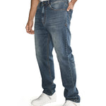 Jeans Casual Hombre Triblend Stretch Denim Straight Azul Cat