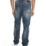 Jeans Casual Hombre Triblend Stretch Denim Straight Azul Cat
