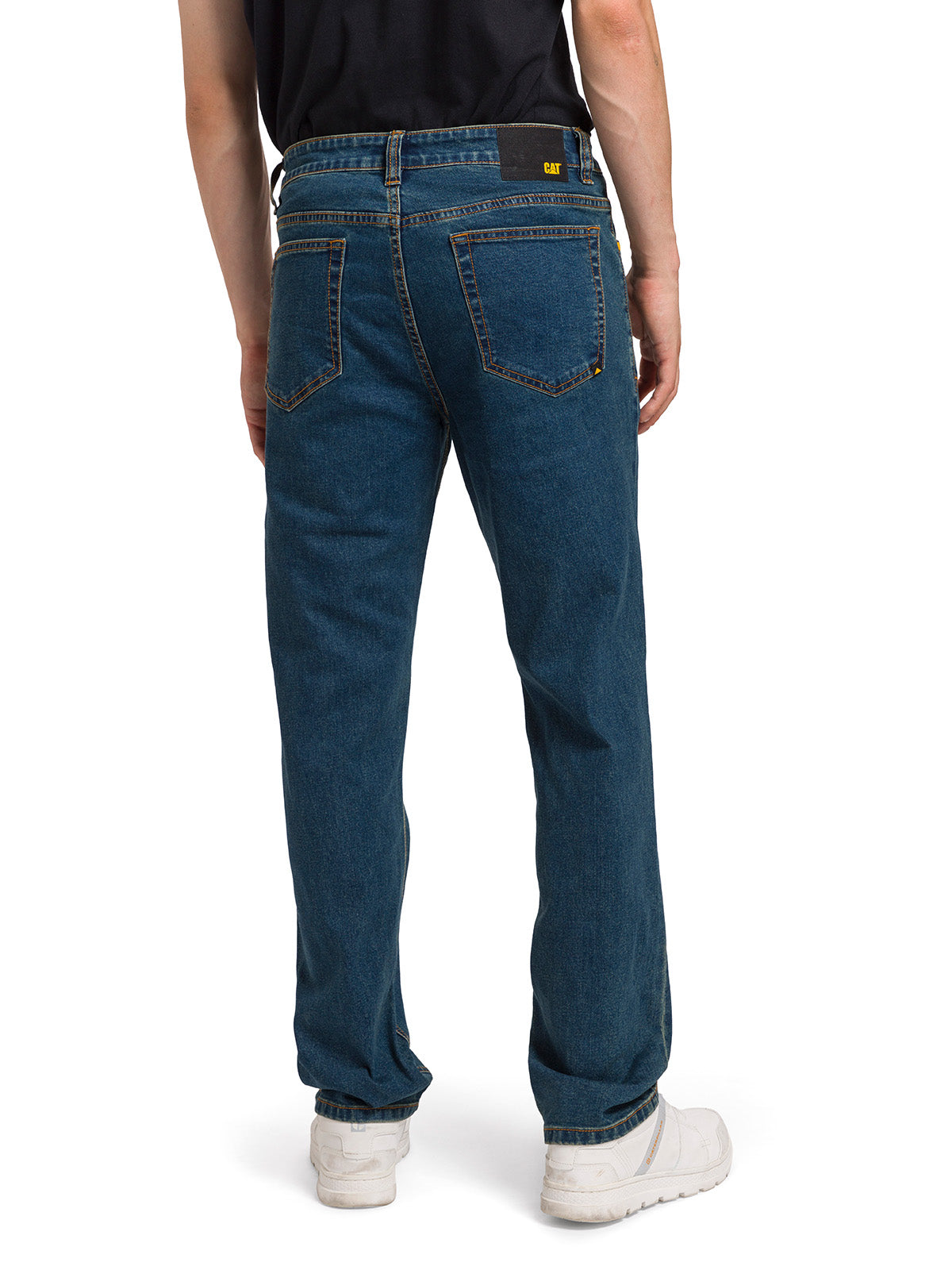 Jeans Hombre CAT Triblend Stretch Straight Vintage Dark Wash