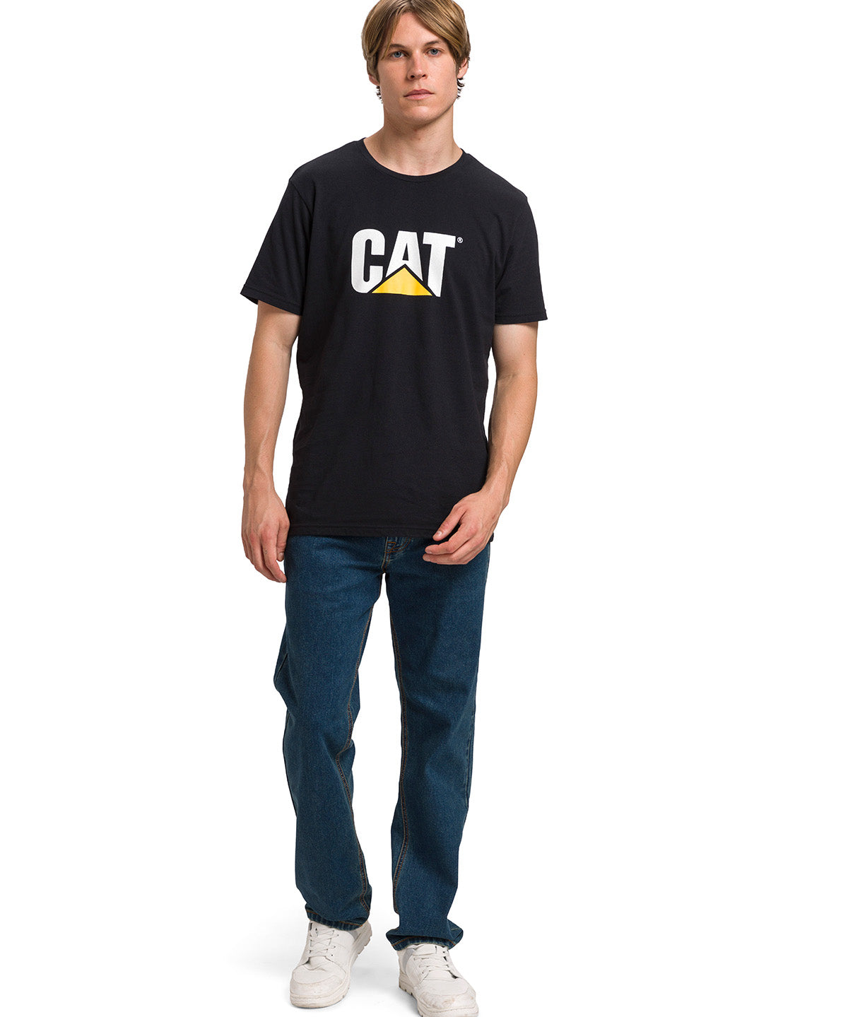 Jeans Hombre CAT Triblend Stretch Straight Vintage Dark Wash