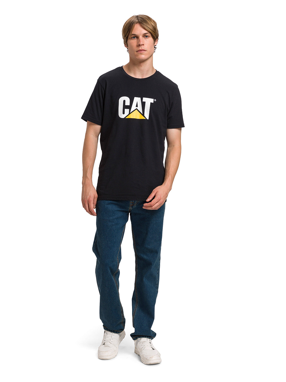 Jeans Hombre CAT Triblend Stretch Straight Vintage Dark Wash