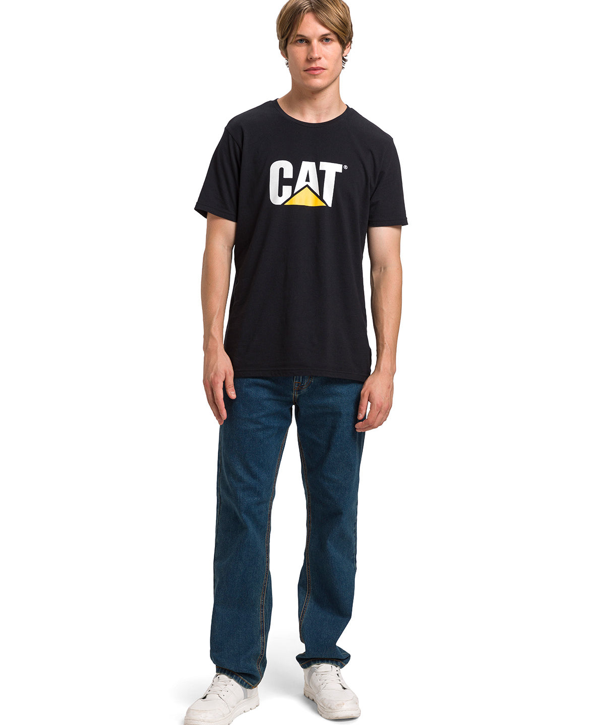 Jeans Hombre CAT Triblend Stretch Straight Vintage Dark Wash