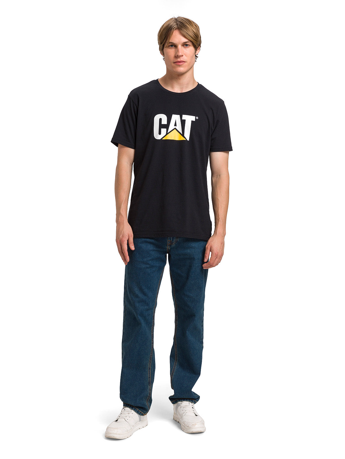 Jeans Hombre CAT Triblend Stretch Straight Vintage Dark Wash