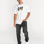 Jeans Rectos Hombre Tribllend Stretch Gris Cat