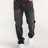 Jeans Rectos Hombre Tribllend Stretch Gris Cat