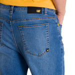 Jeans Stretch Hombre Denim Slim Azul CAT