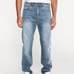 Jeans Rectos Hombre Tribllend Stretch Azul Claro Cat