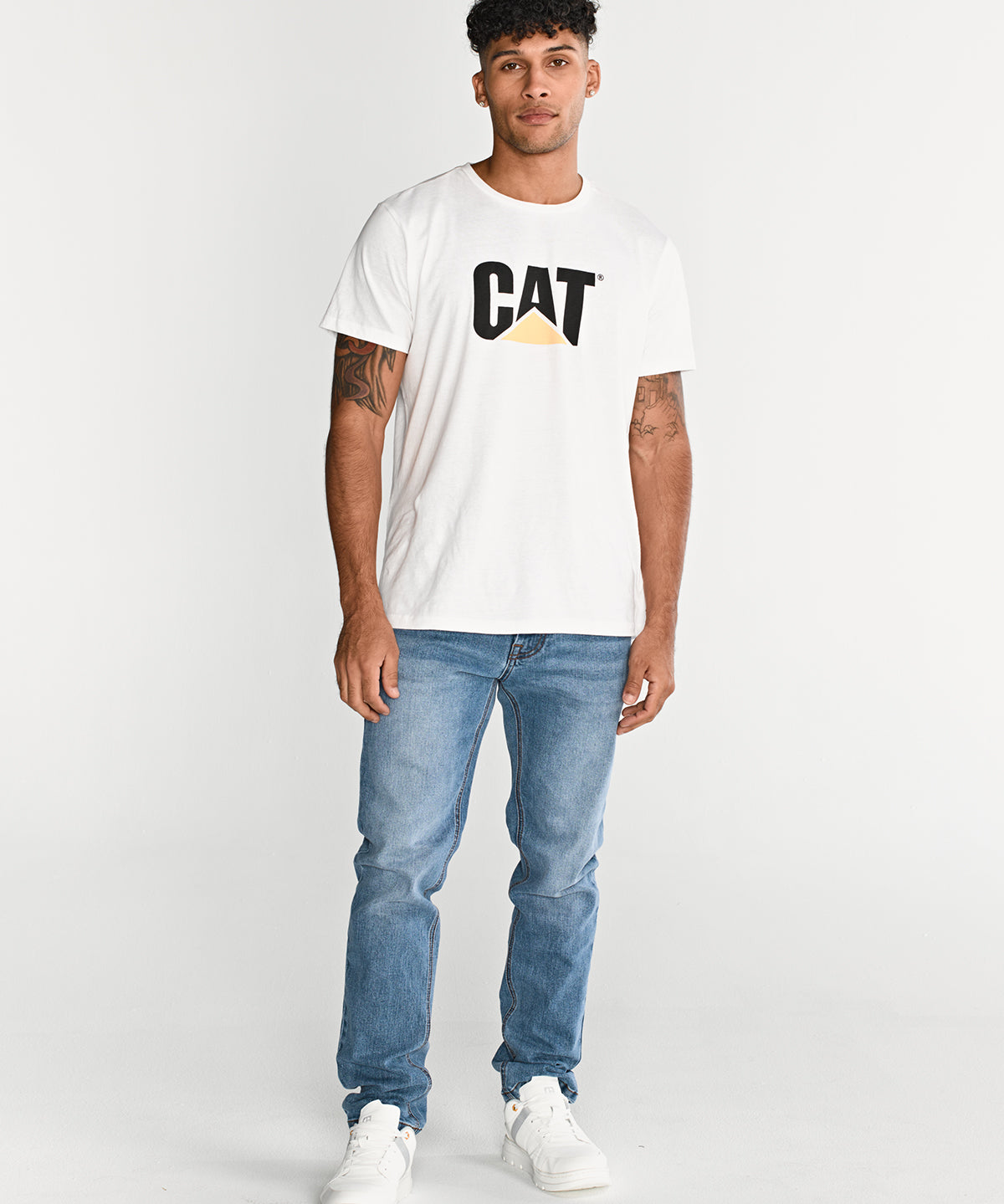 Jeans Hombre CAT Eco Stretch Slim Verde