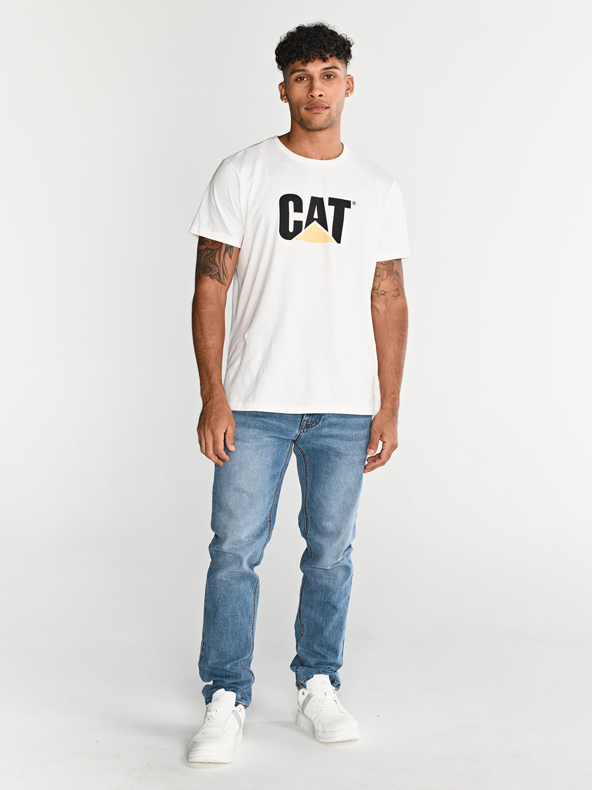 Jeans Hombre CAT Eco Stretch Slim Verde
