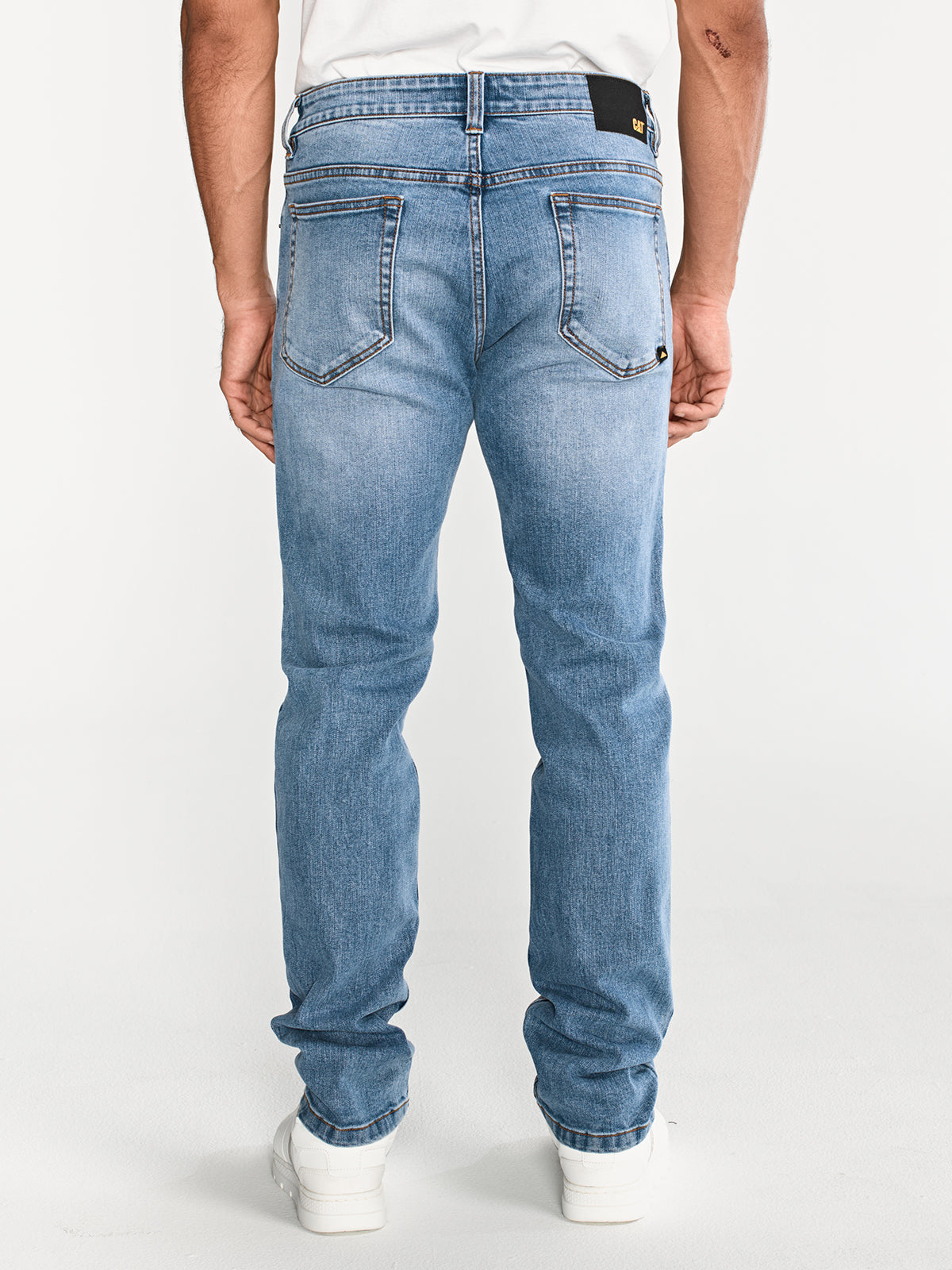 Jeans Hombre CAT Eco Stretch Slim Verde