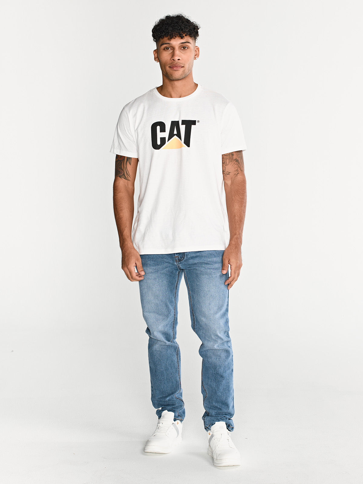Jeans Hombre CAT Eco Stretch Slim Verde
