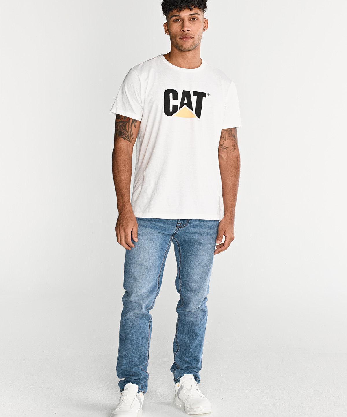 Jeans Hombre CAT Eco Stretch Slim Verde