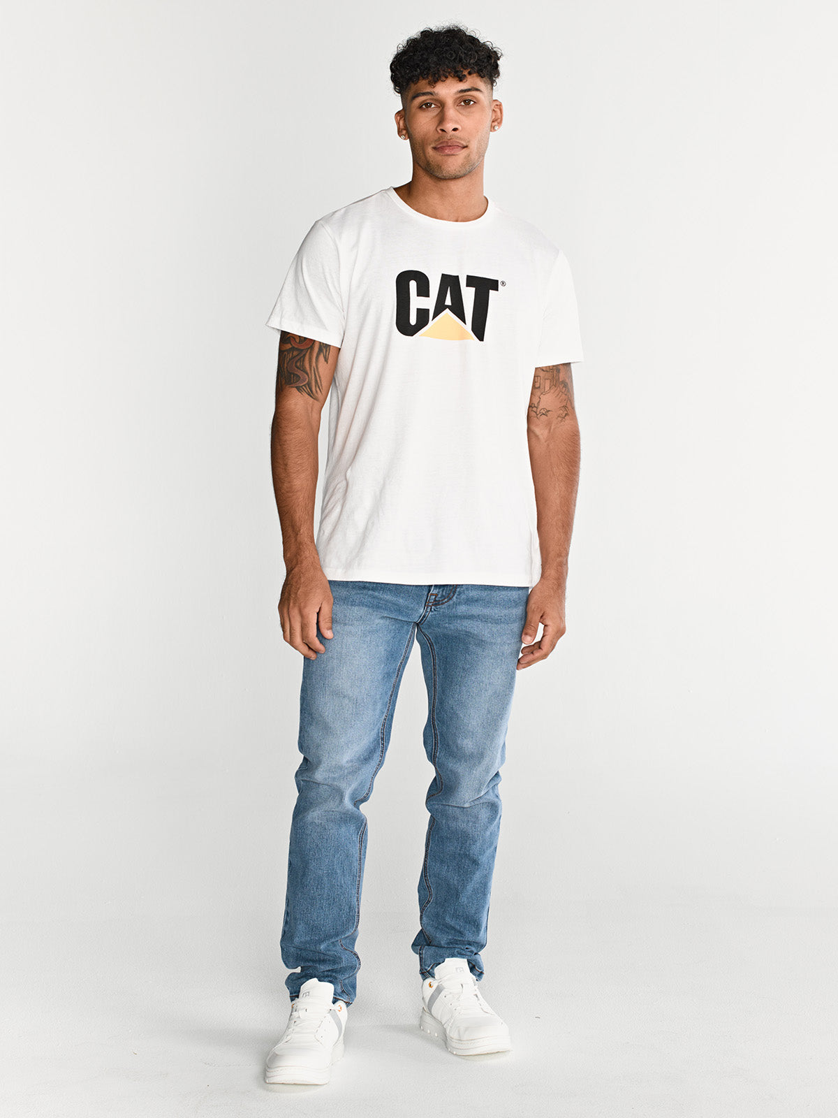 Jeans Hombre CAT Eco Stretch Slim Verde