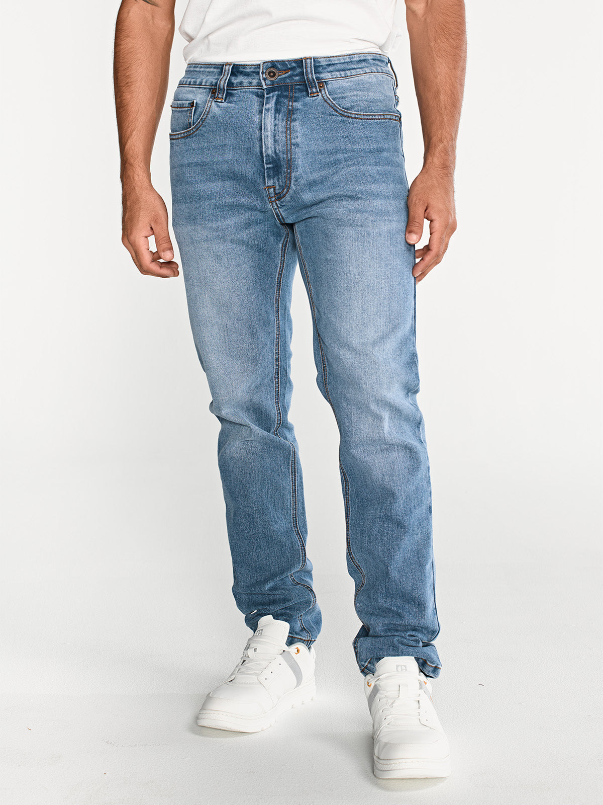 Jeans Hombre CAT Eco Stretch Slim Verde