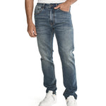 Jeans Casual Hombre Eco Stretch Denim Slim Azul Cat