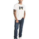 Jeans Casual Hombre Eco Stretch Denim Slim Azul Cat