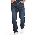 Jeans Casual Hombre Eco Stretch Denim Slim Azul Cat